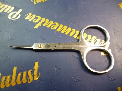 FINE INSTRUMENTS Hautschere 10 cm gebogen extra fein