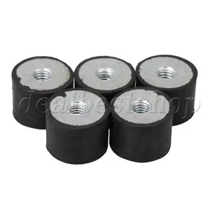 5 x DE M6 20 x 15MM Female Thread Rubber Anti Vibration Damping - Picture 1 of 9