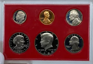 1980 S United States of America Official US Mint PROOF COINS Set i121247 - Picture 1 of 3