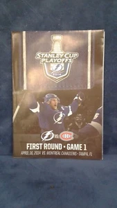 Tampa Bay Lightning 2014 Stanley Cup Playoffs Program First Round Game 1 - Picture 1 of 3