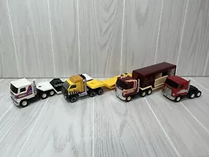 Buddy L Vintage Mack Semi Truck Trailer Toy lot NASA Red Yellow used - Picture 1 of 18