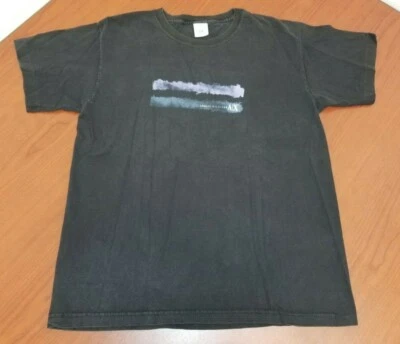 Camiseta De Colección Armani Exchange AX Spellout Puntada Única Para Hombres Pequeña Hecha en EE. UU. Camiseta Foto 1 de 4