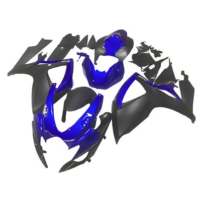 Kit de carenados negro azul para Suzuki 2006 2007 GSXR600 GSXR750 K6 06 07 kit de carrocería Foto 1 de 4