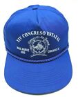 CONGRESO ESTATAL 2000 XIV / RAUL MUNOZ Chicago IL blue adjustable hat / cap