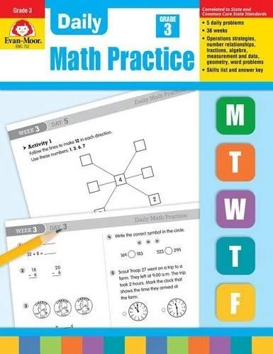 Daily Math Practice, Grade 3 Teacher Edition (Paperback) - Image 1 of 1