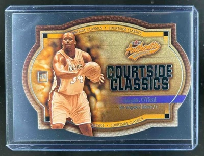 2002-03 Fleer Authentix Shaquille O'Neal Courtside Classics Silver #/750 Lakers - Image 1 of 2