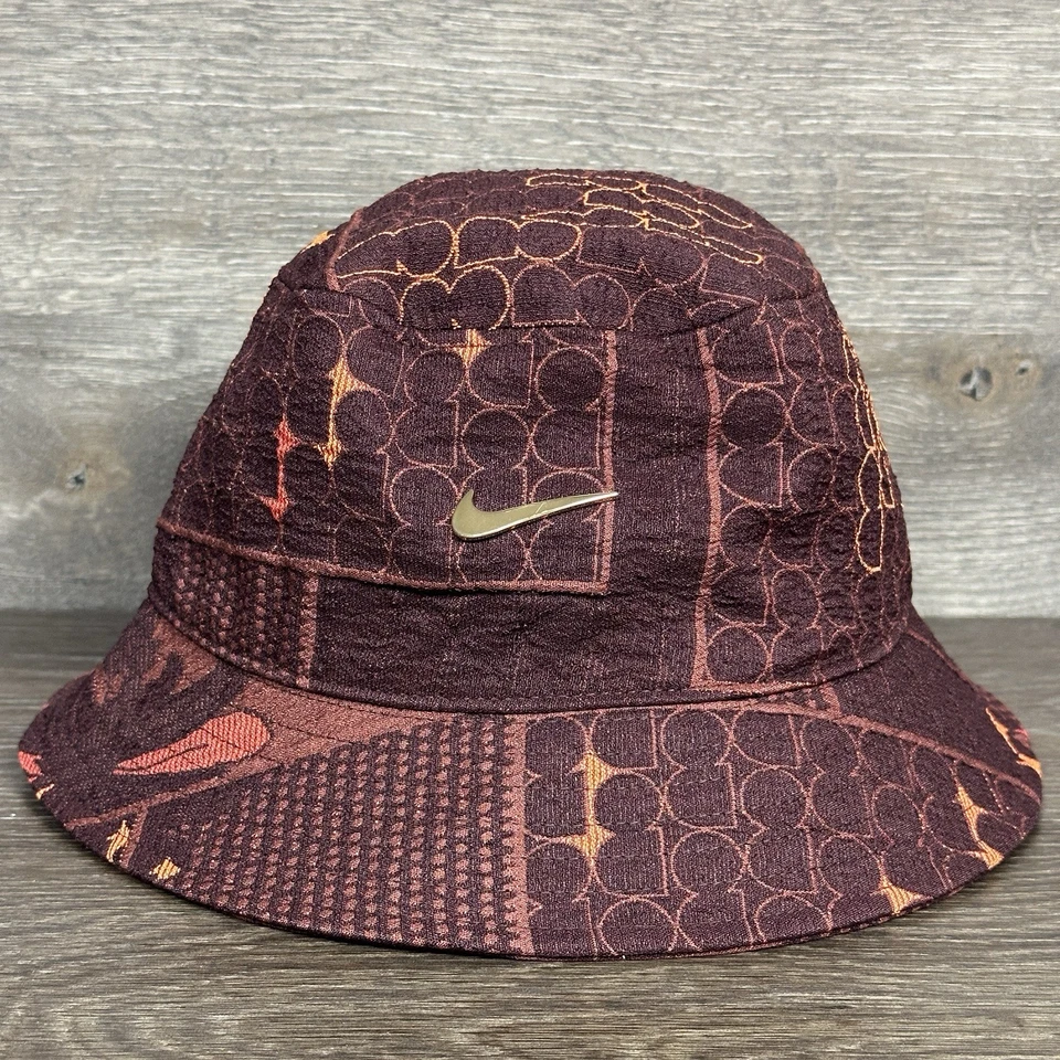 Nike Women's Naomi Osaka Apex Bucket Hat Size M Burgundy Crush Red HF1697-652