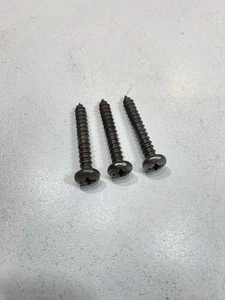 1977-1981 FACTORY TRANS AM FIREBIRD CAMARO DOOR PULL ARM REST SCREWS - Set (3) - Picture 1 of 5