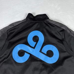 PUMA X CLOUD9 Esports Track Jacket Mens Size XL Black Big Logo NEW - Picture 1 of 8