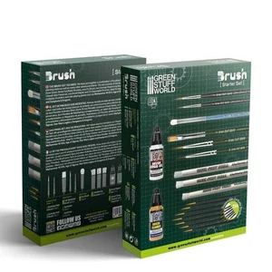 Green Stuff World Starter Brush Set - Picture 1 of 3