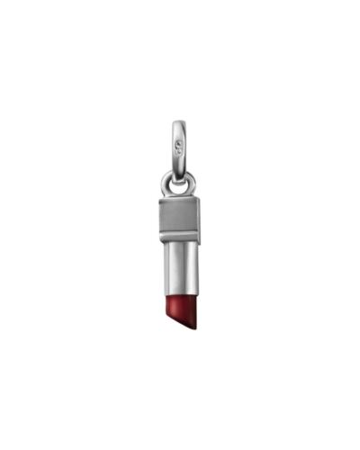 LINKS OF LONDON Ladies Sterling Silver/Red Enamel Lipstick Charm RRP60 NEW