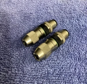 Harting Circular Metric Connector 4P Male M12-S Straight Harax. 21 03 111 1405 - Picture 1 of 6