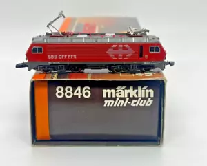 Z Scale Marklin 8846 SSB CFF FFS Electric Locomotive Original Box - Picture 1 of 9