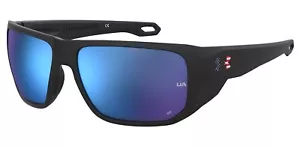 UNDER ARMOUR UA ATTACK 2 SDK (W1) BLACK M/BLUE MULTILAYER OLEOPHOBIC Sunglasses - Picture 1 of 8