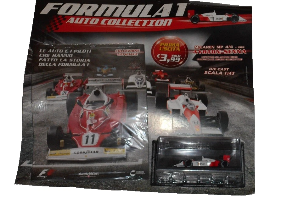 FORMULA1 Auto Collection  Die Cast 1:43  MCLAREN MP 44 1988 AYRTON SENNA  (a66) - Immagine 1 di 1