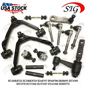For 1999-2002 Ford Expedition Control Arm Ball Joint Tie Rod Sway Bar 14PCs 4WD - Bild 1 von 11