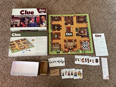 Clue Classic Detective Board Game Retro Series 1986 Edition Hasbro 2014 Clean - Image 1 of 4