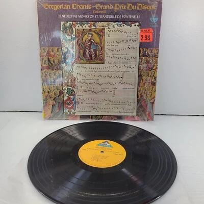 1953 Gregorian Chants "Grand Prix Du Disque" Lp Vinyl Record Album Volume 3 - Image 1 of 4