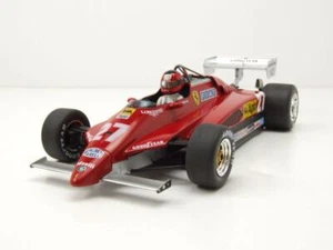 Ferrari 126C2 #27 Formel 1 Belgien GP 1982 rot Villeneuve Modellauto 1:18 MCG - Bild 1 von 9