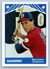 Mark Sutton 1983 TCMA Burlington Rangers 