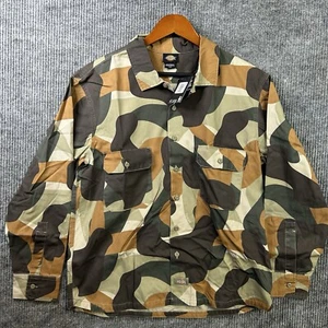 New Dickies Shirt Men’s Medium Button Down Long Sleeve Duck Camo - Picture 1 of 16