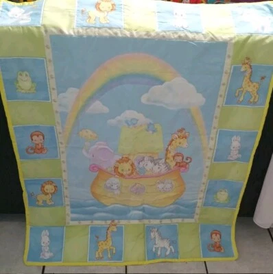 Manta Edredón Arca de Noé Edredón Edredón Niño Niña Animales 33x42 De Colección Foto 1 de 3