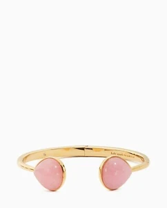 NWT Kate Spade Pearl Drops Hinged Cuff O0R00177 Pink - Picture 1 of 4