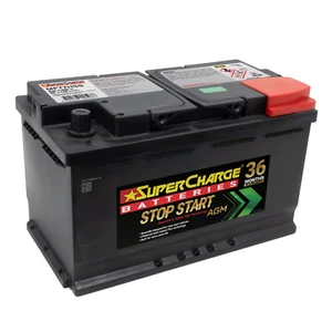 SuperCharge MF77HSS Start-Stop AGM Car Battery - Picture 1 of 1