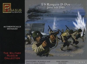 Pegasus 7351 1/72 WW II US Troops D- Day - over 40 different poses - Foto 1 di 1