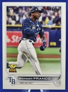 Wander Franco ROOKIE CARD 2022 TOPPS SERIES 1 GOLD CUP RC - Picture 1 of 2