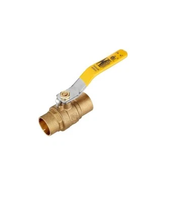 3-PACK, REVALVED 3/4 CXC LF FP BR Ball Valve, 600WOG, Female, Free Shipping  - Image 1 of 4