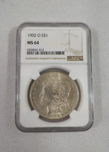 1902-O NGC Graded MS-64 Silver Morgan Dollar Uncirculated - Bild 1 von 2