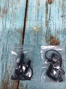 HYS 3.5mm Police Listen Only Acoustic Tube Earpiece with One Pair Medium Earm... - Picture 1 of 4