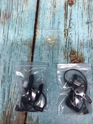 HYS 3.5mm Police Listen Only Acoustic Tube Earpiece with One Pair Medium Earm... - Image 1 of 4