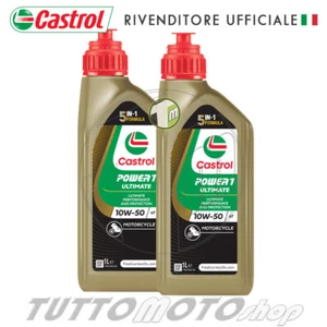 Lubrificante Olio Motore CASTROL POWER1 ULTIMATE 10W50 100% Sintetico 2 Litri - Foto 1 di 5