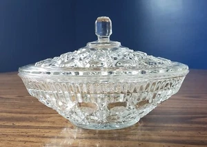 Indiana Glass Windsor Covered Candy Dish - Clear - Picture 1 of 10