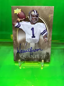 #4/10 AUTO 2013 Warren Moon ORO UD Quantum Firma HUSKIES - Foto 1 di 2