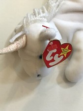 Ty Mystic Beanie Baby 1994 White Unicorn