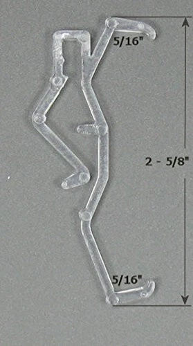 Pack of 9 Wood Blinds Valance Clips For 2" Valances Wood Mates Hunter Douglas - Image 1 of 1