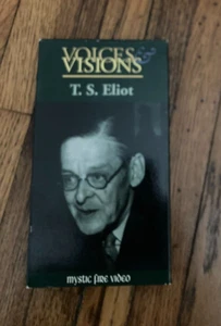 Voices & Visions - T.S. Eliot VHS Tape - Mystic Fire Video - Original Box - Picture 1 of 4