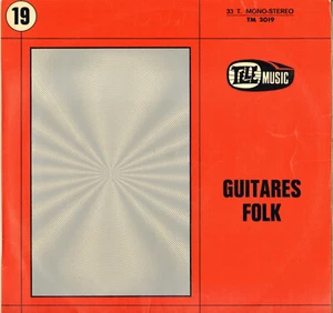 GEORGES CHATELAIN "GUITARES FOLK" LP 1971 TELEMUSIC 3019 - Picture 1 of 3