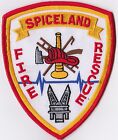 Spiceland Fire Rescue Firefighter Patch NEW!!  