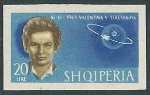1963 ALBANIA SPAZIO TERESHKOVA 20 L NON DENTELLATO MNH ** - VA45-2 - Picture 1 of 1