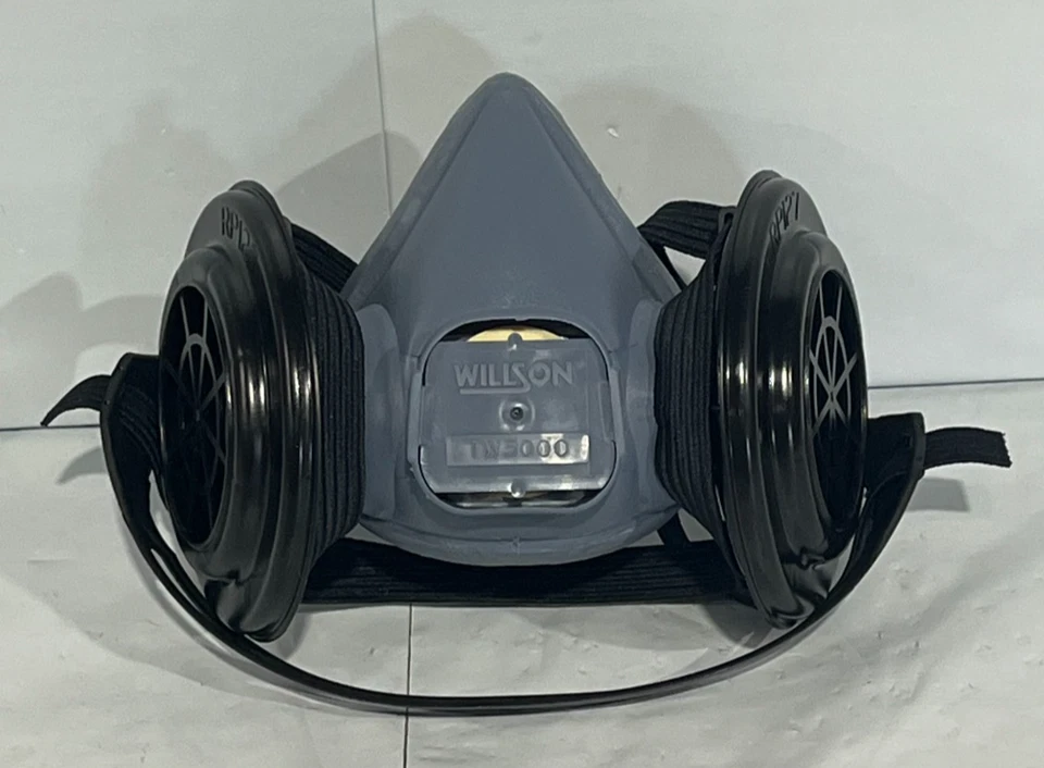 Máscara de solda descartável N95 respirador de meia face pintura spray a gás - Imagem 1 de 3