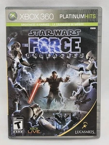 Star Wars: The Force Unleashed (Microsoft Xbox 360, 2008) w/ Manual, TESTED - Picture 1 of 2