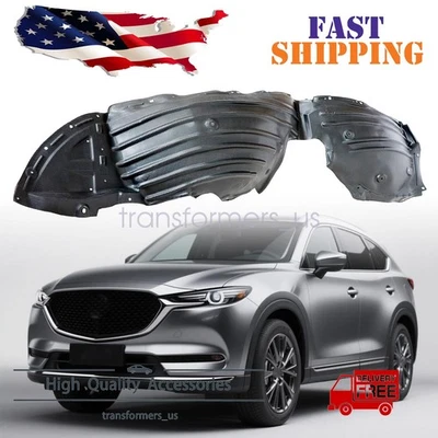 Forro guardabarros delantero derecho lado del pasajero para Mazda CX-9 TK4856130B 2016 2017-2023 Foto 1 de 4