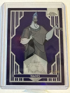 Topps 2023 Chrome Disney 100 Hades Purple Refractor Baseballkarte /299 - Bild 1 von 2
