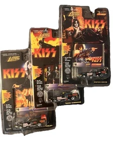johnny lightning KISS Diecast Cars Gene Simmons, Paul Stanley, and Peter Criss - Picture 1 of 8