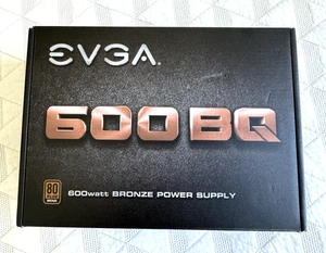 EVGA 600 BQ 600W Bronze Power Supply - NEW IN UNOPENED BOX - Afbeelding 1 van 6