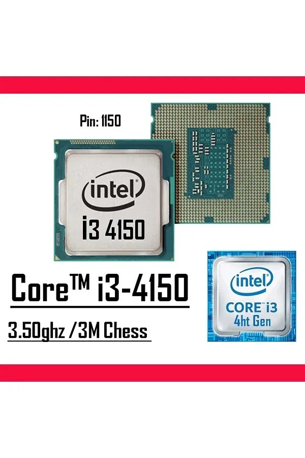 Intel Core i3-4150 Processor (3M Cache, 3.50 GHz) LGA 1150  - Immagine 1 di 1
